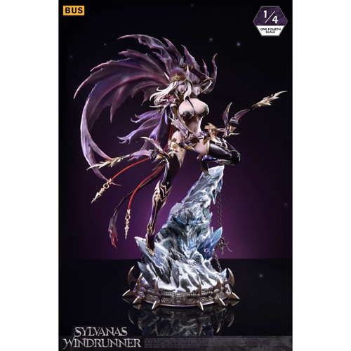 补款BUS希尔瓦娜斯风行者暗夜女王手办雕像模型