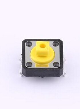 TS-1094TA-B2D2-T-Y 轻触开关 12x12x7.3mm方头 直插 带柱轻触开