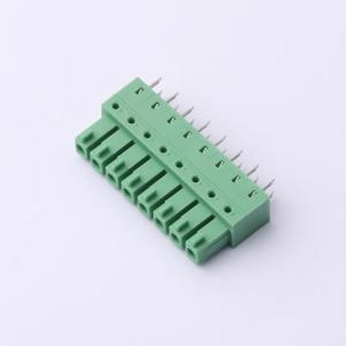 DB2EB-3.81-8P-GN 插拔式接线端子 3.81mm 绿色 插件,P=3.81mm原