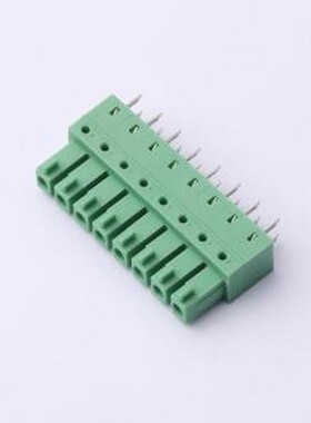 DB2EB-3.81-8P-GN 插拔式接线端子 3.81mm 绿色 插件,P=3.81mm原