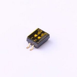 DSHP02TSGET 拨码开关 2位 1.27间距 SMD-4P,4.1x5.4mm