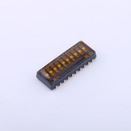 CHS-10TA 拨码开关 拨码开关 (间距1.27mm) SMD-20P,5.4x14.3mm