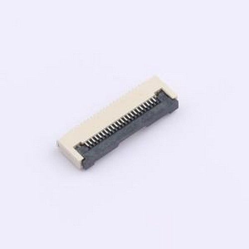 ZX-0.5FPC-FWX-H2-22P FFC/FPC连接器间距:0.5mm P数:22P翻盖式