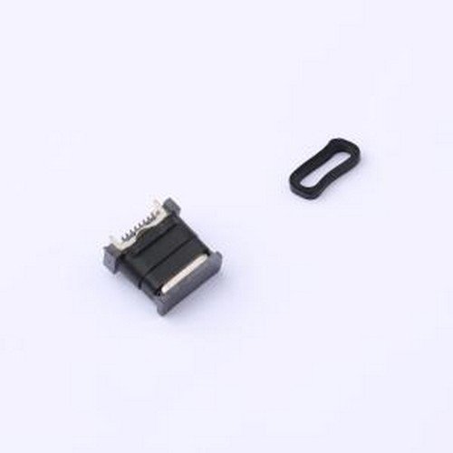 HYCW404-USBC16-100B USB连接器 Type-C母立贴两件套 SMD