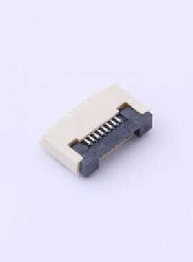 0.5K-DHQX-8PWB FFC/FPC连接器 间距:0.5mm P数:8P 翻盖式 SMD,P=