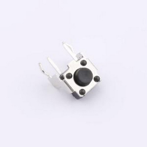 TS665ZJ-BB 轻触开关 6*6*5mm卧插 半包支架 轻触开关 250gf 插件