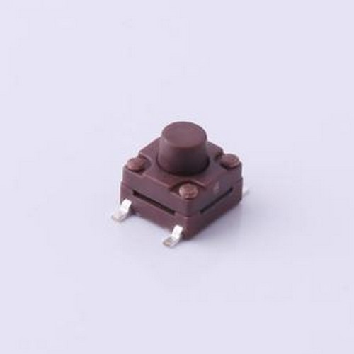 TSW063G60-250K 轻触开关 6.1*6.1*6mm 立贴 轻触开关 SMD