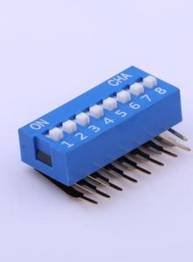 DA-08 拨码开关 DA-08 蓝色 插件