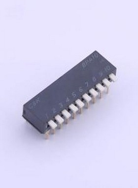BPA10B 拨码开关 间距2.54mm 琴键 10位拨码开关 插件