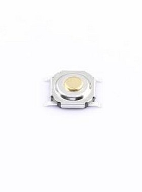 TVCM17-015BY-R 轻触开关 4X4/贴片/1.5H/180gf/黑底铜钮/圆盖防