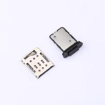 SMN-329-ARP7 SIM卡连接器 拔插式 NanoSIM卡 卡座 (2件套) SMD