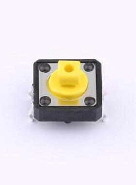 TS-1094TA-B3D2-T-Y 轻触开关 12x12x7.3mm方头 直插 带柱轻触开