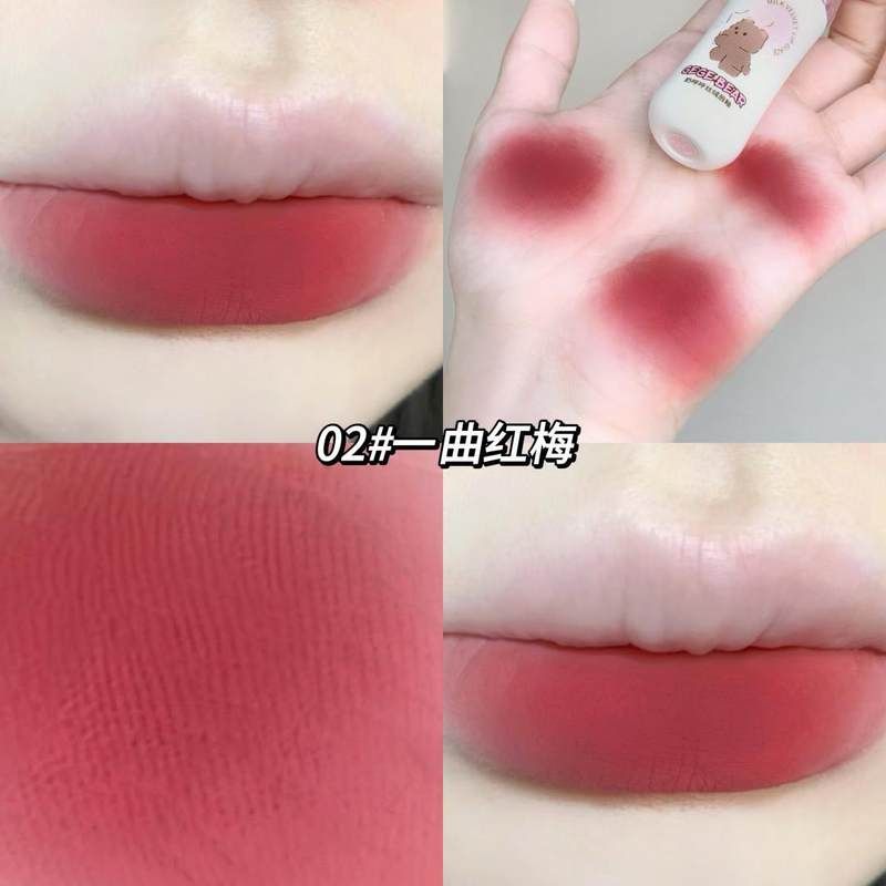 Gege bear奶呼呼丝绒唇釉 丝绒雾面哑光化妆品学生党显白口红彩妆