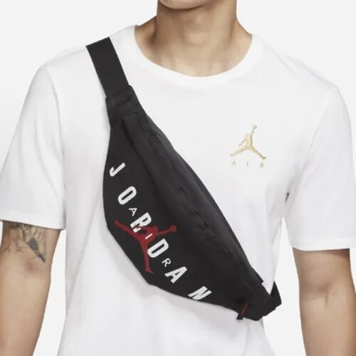 Jordan 乔丹 斜挎包胸包腰包 常规 黑色JD2143011GS-001