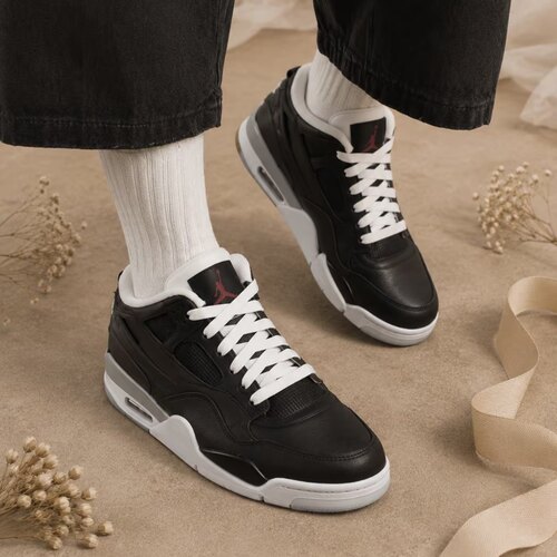 Jordan Air Jordan 4 RM PRM低帮复古篮球鞋  黑色HV5184-010