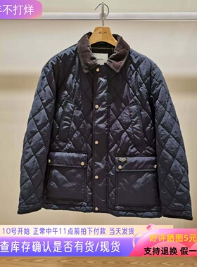 哈吉斯hazzys专柜正品男士绗缝棉服2025冬季新款外套ASSZU0CDU82