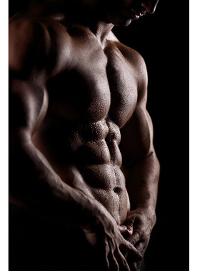 大幅定做健身房肌肉男运动风海报
