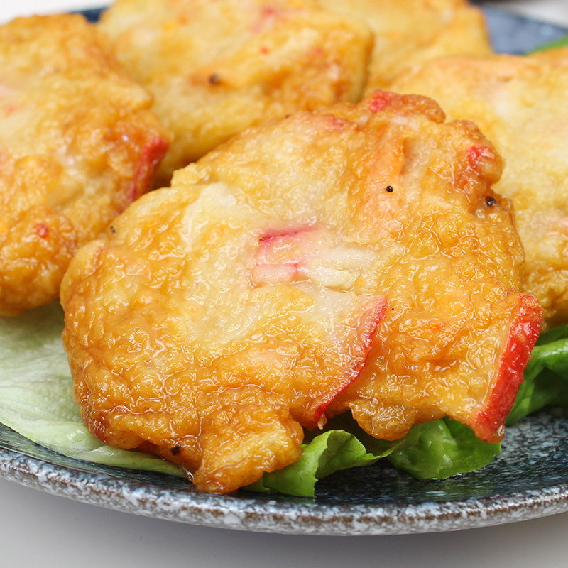 鱼籽樱花虾片500g台湾火锅鱼肉丸子虾片虾排关东煮麻辣汤烧烤鱼丸