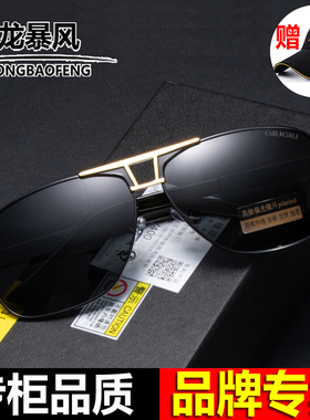 暴款龙暴风偏光太阳镜男士司机开车专用眼镜墨镜潮日夜两用变色镜