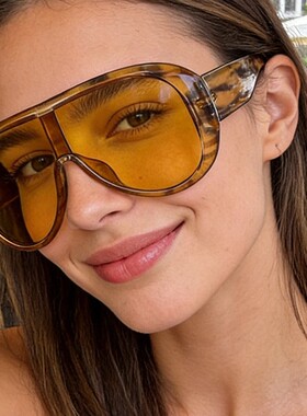 欧美跨境大框炫酷太阳镜