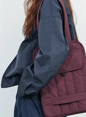 2025新款适用苹果笔记本电脑包14寸手提高级感单肩包大容量多用途托特包简约通勤ipad收纳防护包15.6/16英寸