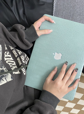 适用macbookpro2025保护壳14寸苹果笔记本电脑Air13M1皮革15/16套