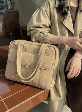 手提电脑包14寸女内胆包2026新款笔记本保护套16寸适用苹果Air15寸MacBook华为联想Pro托特单肩包