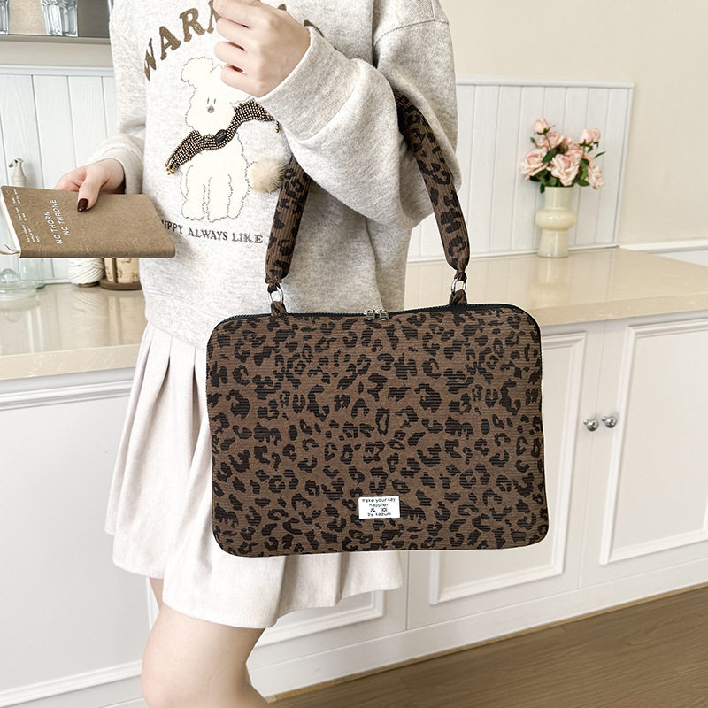 单肩笔记本电脑包14寸适用苹果联想华为15.6手提2026新款笔记本保护套16寸通勤高级感内胆包