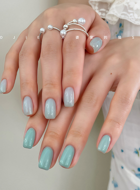 乐小姐外婆家的猫S03只此青绿浅青绿薄荷奶绿清新柔和色系甲油胶