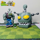 植物大战僵尸 玩具僵王标靶僵王博士机甲巨人僵尸雪人玉米加农炮