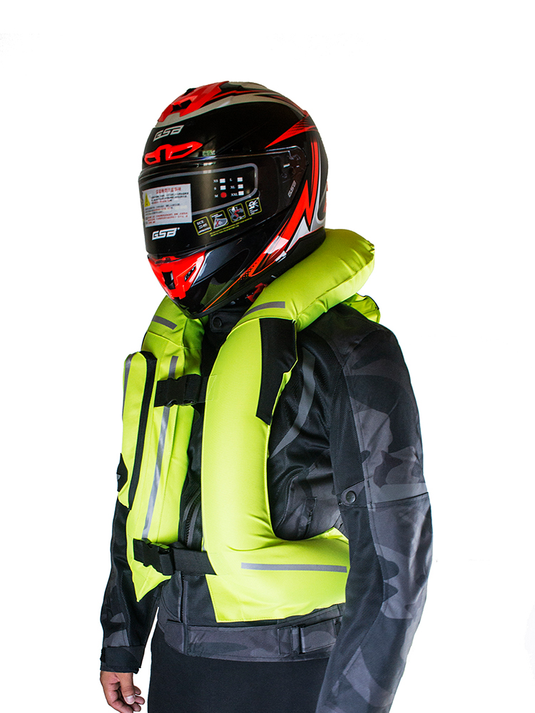 Ring Qiu, motorcycle, motorcycle, airbag, vest, motorcycle, airbag suit, racing car, safety equipment, riding backguard, vest, equestrian