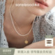 sanswood 原创设计天然珍珠星月锆石叠链双层项链ins 星梦奇缘