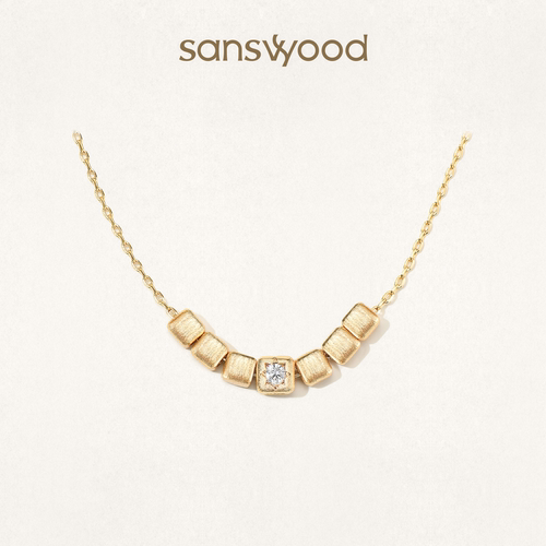 sanswood森吾《光迹》微笑项链