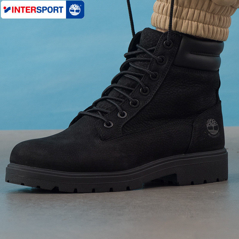 添柏岚官方马丁靴男鞋2025冬季高帮靴户外防水休闲鞋徒步鞋A43CG