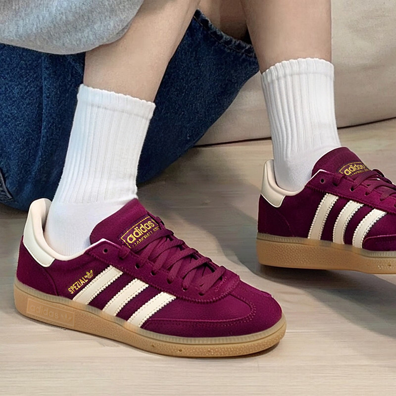 阿迪达斯三叶草女鞋德训鞋25新款运动板鞋休闲鞋复古T头鞋JP8726