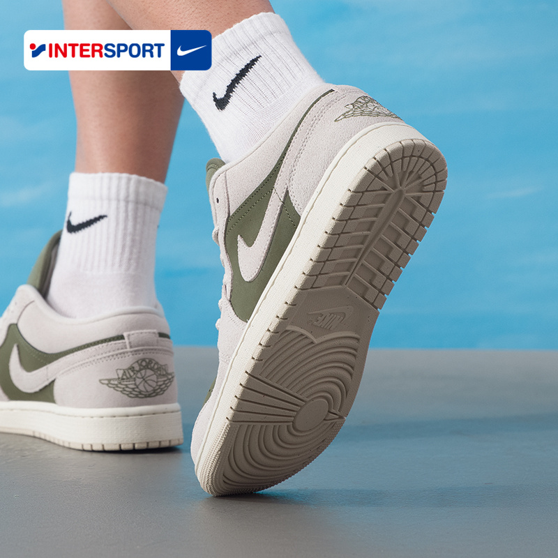 NIKE耐克板鞋男冬季AIR JORDAN1 LOW复古低帮运动鞋篮球鞋HV4089