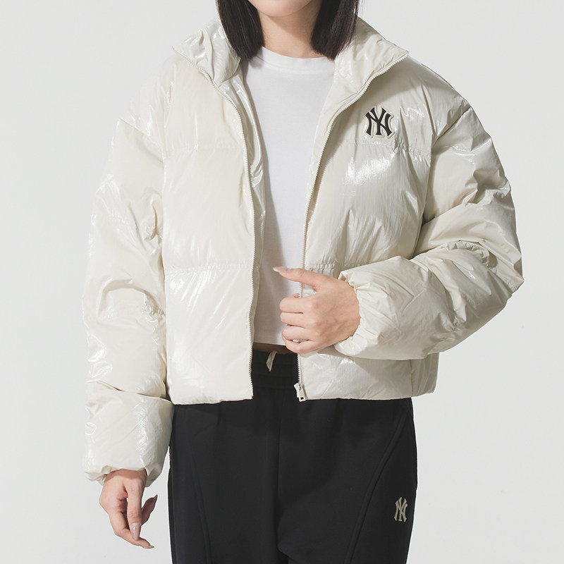 MLB羽绒服外套女装2025冬季户外保暖运动服休闲时尚夹克3FDJB0556