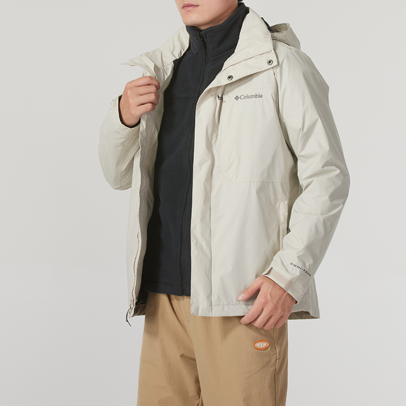 Columbia哥伦比亚男三合一户外夹克外套冬季新款运动冲锋衣WE6508