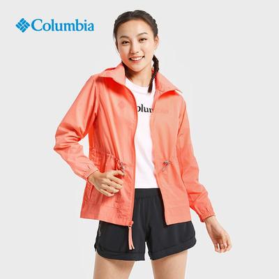 哥伦比亚皮肤衣女士外套官方正品冬季新款户外遮阳运动服轻薄夹克