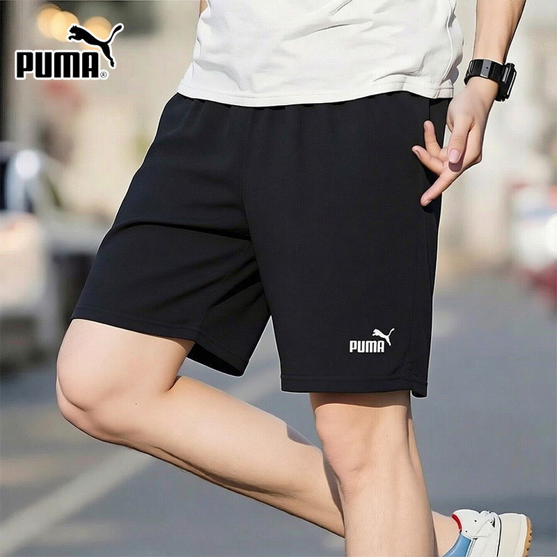 茵特丨PUMA彪马黑色短裤男裤2026夏季新款跑步运动裤休闲裤687541