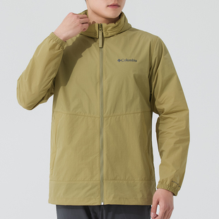 Columbia哥伦比亚男装 户外运动服跑步健身皮肤衣夹克外套 2025新款