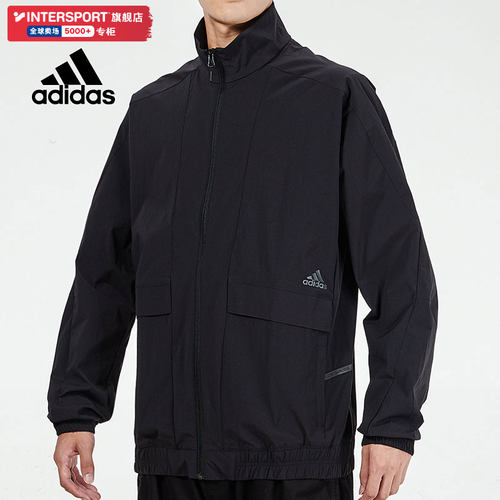 阿迪达斯外套男跑步防风