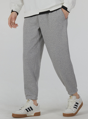 adidas阿迪达斯男裤子秋冬款加绒保暖束脚运动长裤休闲裤IJ6882