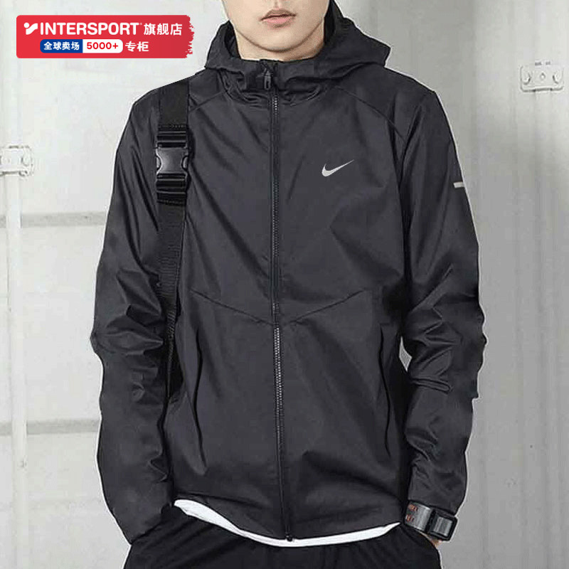 NIKE耐克梭织外套男装正品夏季新款跑步运动服防风衣夹克DD4747