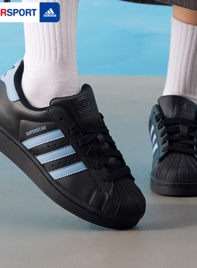 adidas阿迪达斯三叶草女子 SUPERSTAR经典贝壳头板鞋运动鞋JS1338