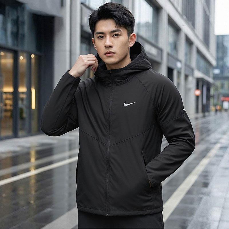 茵特丨Nike耐克梭织连帽外套男装2026秋季新款跑步训练运动服夹克