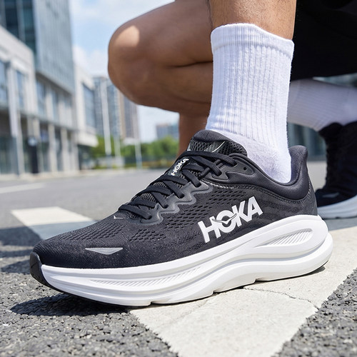 茵特丨茵特 | HOKA夏季男士邦代9公路跑步鞋BONDI 9轻盈舒适缓震