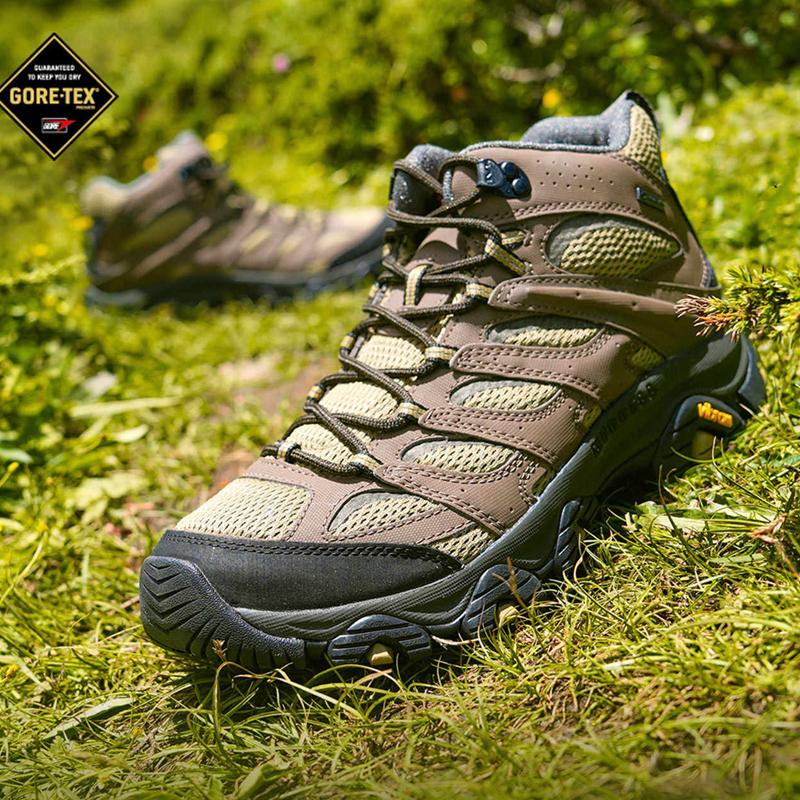 MERRELL迈乐登山鞋男鞋女鞋MOAB3GTX|防水徒步户外防滑中帮运动鞋