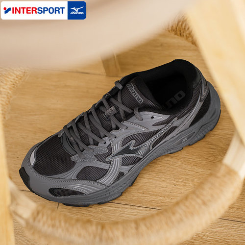 美津浓男鞋女鞋休闲鞋25冬季新款LG 10S复古老爹鞋跑步鞋D1GH2424