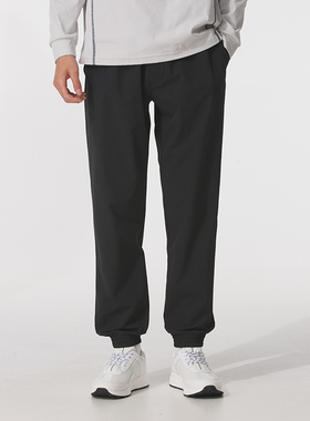 NEW BALANCE长裤男裤2025秋季梭织透气黑色休闲运动长裤AMP53319